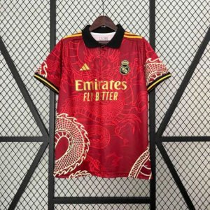 Maillot Concept Real Madrid Dragon Rouge 2024/25