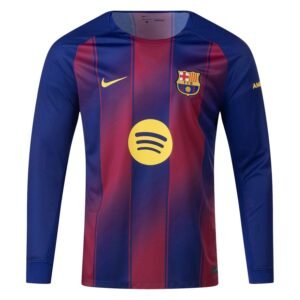 Maillot FC Barcelone Domicile 2025/26 Manches Longues