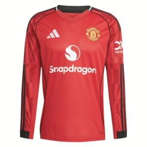 Maillot Manchester United Domicile 2025/26 Manches Longues