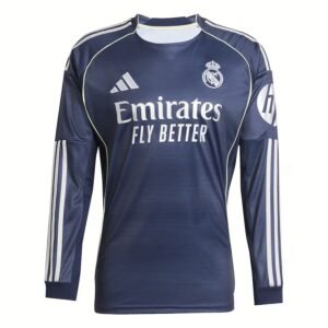 Maillot Real Madrid Exterieur 2025/26 Manches Longues