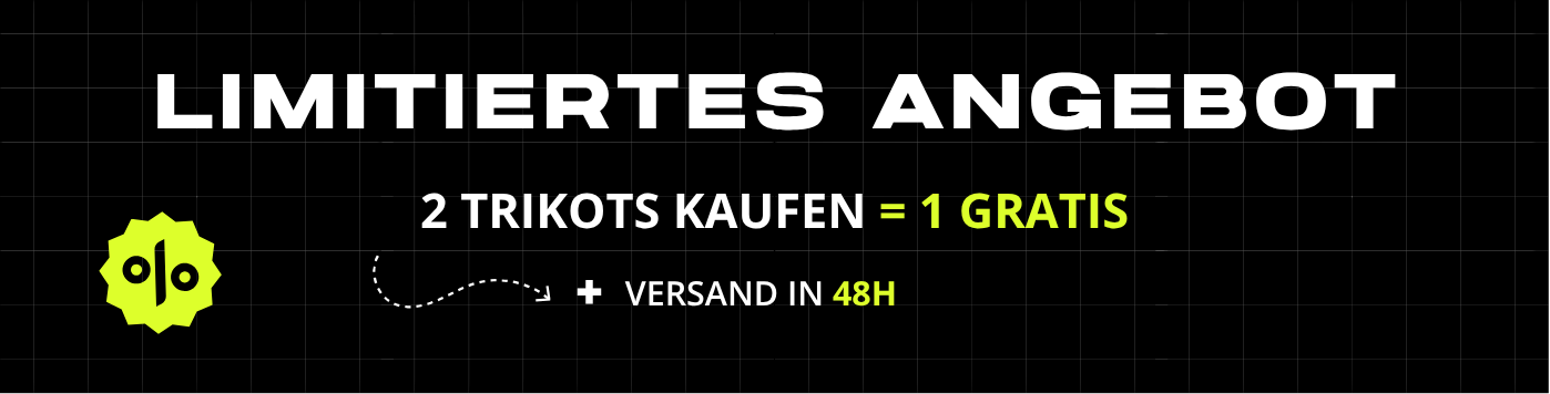 Offre limitée - 2 maillots achetés = 1 offert
