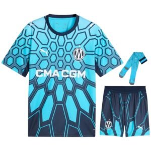 Maillot Gardien Kit Enfant Marseille Bleu 2026/27